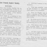 Salford Friendly Anglers Society Rules 1904